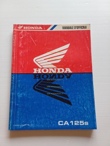 HONDA CA 125 S 1995 manuale officina ITALIANO originale