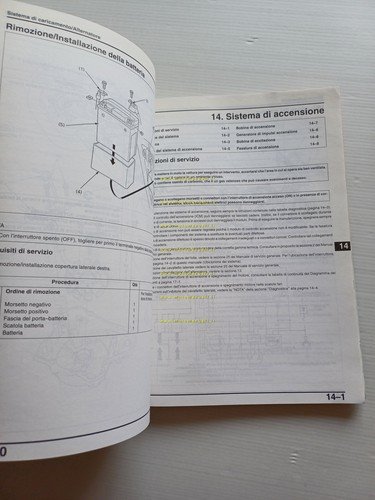 HONDA CA 125 S 1995 manuale officina ITALIANO originale