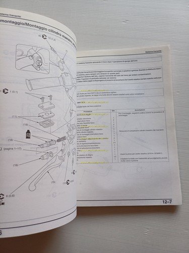 HONDA CA 125 S 1995 manuale officina ITALIANO originale