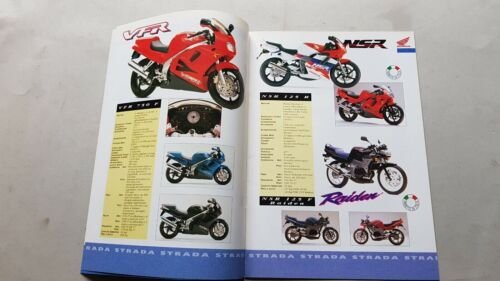 Honda catalogo modelli moto stradali 1994 depliant brochure