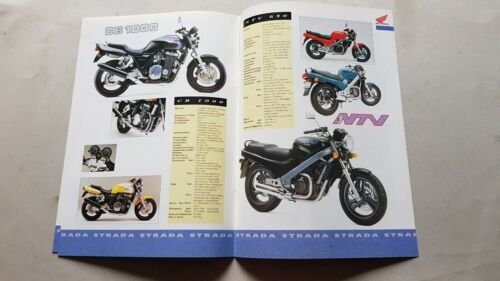Honda catalogo modelli moto stradali 1994 depliant brochure