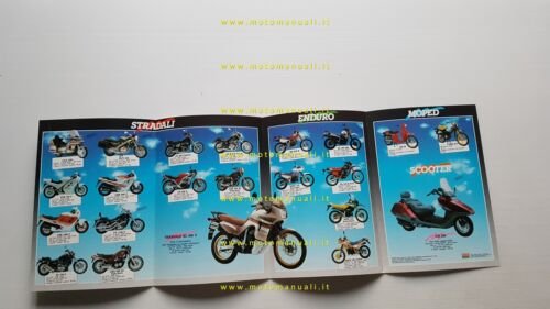 Honda catalogo produzione modelli moto 1988 depliant originale italiano