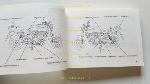 Honda CB 1000 1993 manuale uso manutenzione originale owners manual