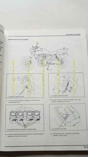HONDA CB 1000 P 1993 manuale officina ITALIANO moto originale …