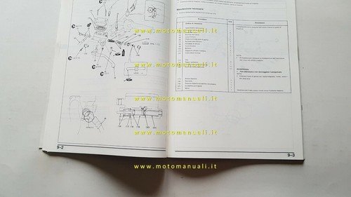 HONDA CB 1000 P 1993 manuale officina ITALIANO moto originale …