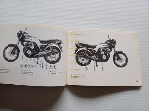 Honda CB 1100 F 1983 manuale uso manutenzione originale ITALIANO