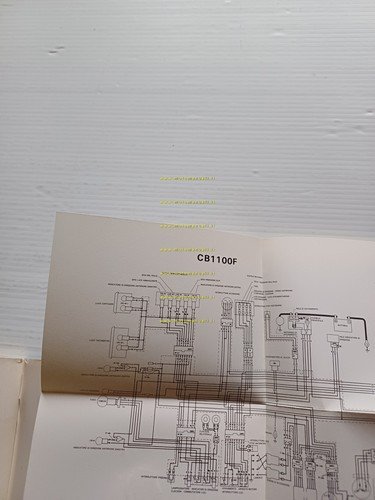 Honda CB 1100 F 1983 manuale uso manutenzione originale ITALIANO