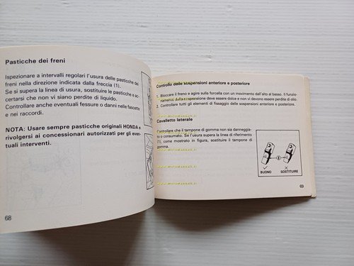 Honda CB 1100 F 1983 manuale uso manutenzione originale ITALIANO