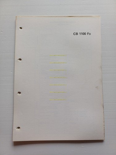 Honda CB 1100 F scheda informazioni tecniche manuale officina italiano …