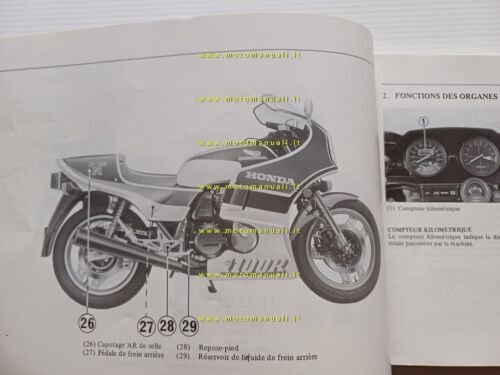 Honda CB 1100 R 1982-83 Manuale Uso Manutenzione + Officina …