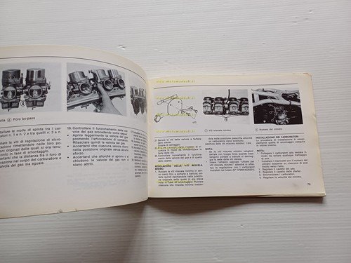 Honda CB 1100 R 1982 manuale uso manutenzione officina ITALIANO …