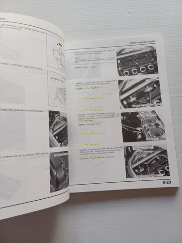 HONDA CB 1100 SF 1999 manuale officina ITALIANO originale