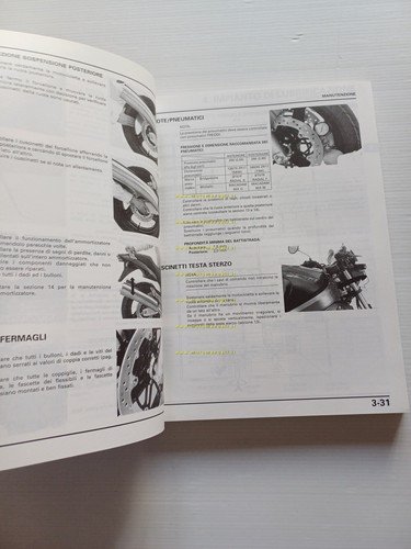 HONDA CB 1100 SF 1999 manuale officina ITALIANO originale