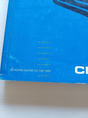 HONDA CB 1100 SF 1999 manuale officina ITALIANO originale