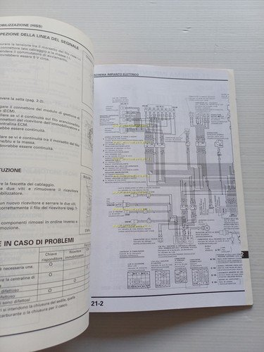 HONDA CB 1100 SF 1999 manuale officina ITALIANO originale