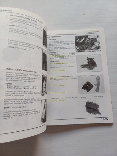 HONDA CB 1100 SF 1999 manuale officina ITALIANO originale