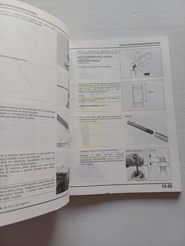 HONDA CB 1100 SF 1999 manuale officina ITALIANO originale