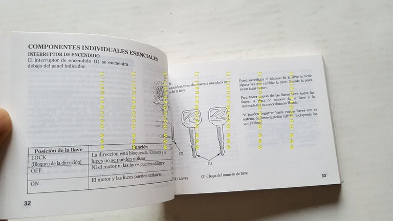 Honda CB 1100 SF 1999 manuale uso manutenzione libretto ITALIANO …