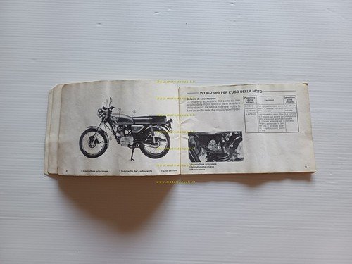Honda CB 125 Italia manuale uso manutenzione originale ITALIANO