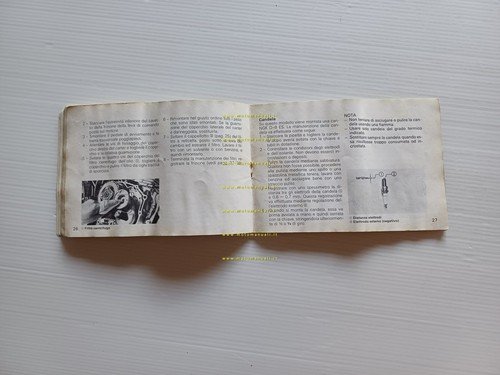 Honda CB 125 Italia manuale uso manutenzione originale ITALIANO