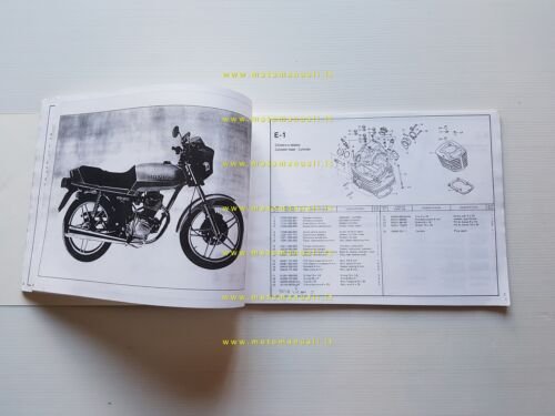 Honda CB 125 X 1980 catalogo ricambi originale spare parts …
