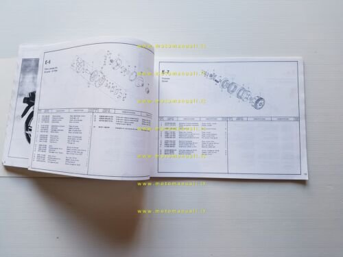 Honda CB 125 X 1980 catalogo ricambi originale spare parts …