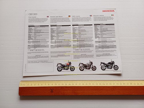 Honda CB 1300 2002-3 depliant ITALIANO originale