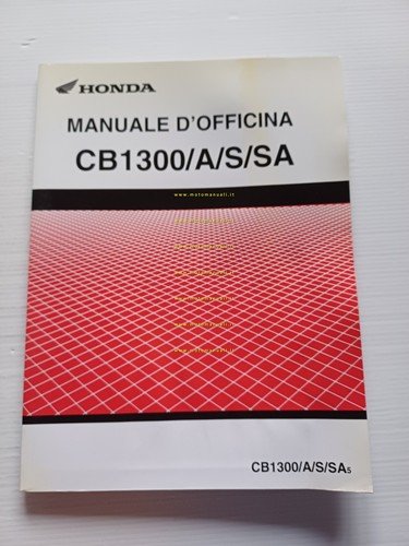 Honda CB 1300-A-S-SA VARIANTI 2005 manuale officina ITALIANO originale