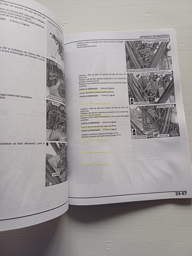 Honda CB 1300-A-S-SA VARIANTI 2005 manuale officina ITALIANO originale