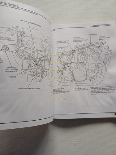 Honda CB 1300-A-S-SA VARIANTI 2005 manuale officina ITALIANO originale