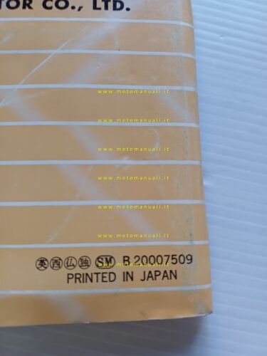 HONDA CB 200 1974 manuale uso manutenzione libretto originale INGLESE