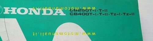 HONDA CB 250 400 T-I T-II 1980 catalogo ricambi ORIGINALE …