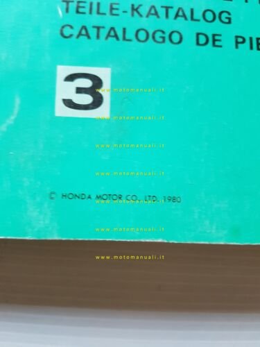 Honda CB 250 N - CB 400 N 1980 catalogo …