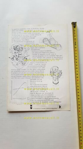 Honda CB 250 N 1979 depliant ITALIANO originale brochure