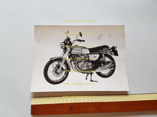 Honda CB 350 Four 1972 foto cartella stampa originale
