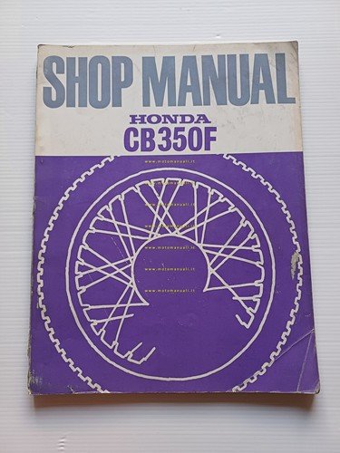 HONDA CB 350 Four 1973 manuale officina inglese originale workshop …