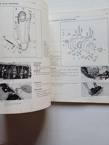 HONDA CB 350 Four 1973 manuale officina inglese originale workshop …