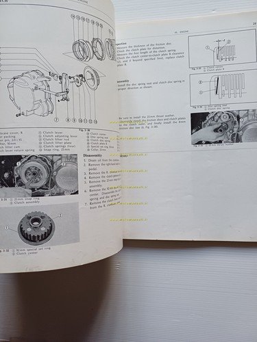 HONDA CB 350 Four 1973 manuale officina inglese originale workshop …