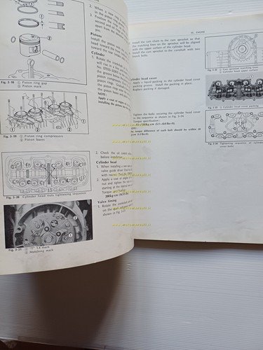 HONDA CB 350 Four 1973 manuale officina inglese originale workshop …
