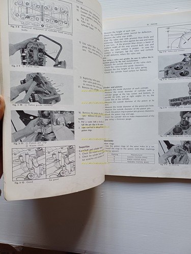 HONDA CB 350 Four 1973 manuale officina inglese originale workshop …