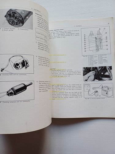 HONDA CB 350 Four 1973 manuale officina inglese originale workshop …