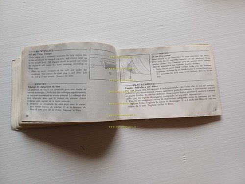 Honda CB 350 Four 1973 manuale uso manutenzione libretto originale …