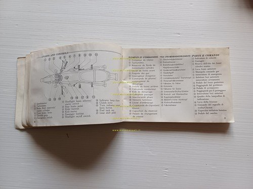 Honda CB 350 Four 1973 manuale uso manutenzione libretto originale …