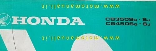 HONDA CB 350 S - CB 450 S 1987 catalogo …