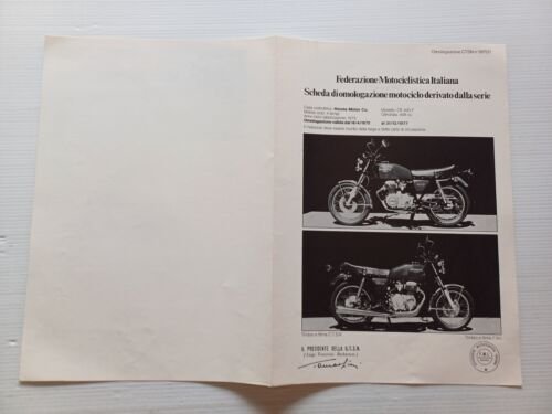 Honda CB 400 F 1975-1977 scheda omologazione FMI Derivate di …