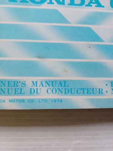 Honda CB 400 Four 1974 Manuale Uso Manutenzione Libretto italiano …