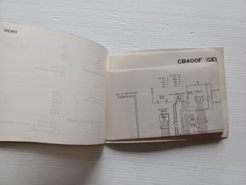 Honda CB 400 Four 1974 Manuale Uso Manutenzione Libretto italiano …