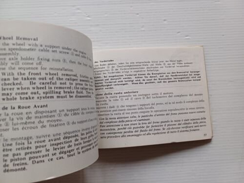 Honda CB 400 Four 1974 Manuale Uso Manutenzione Libretto italiano …