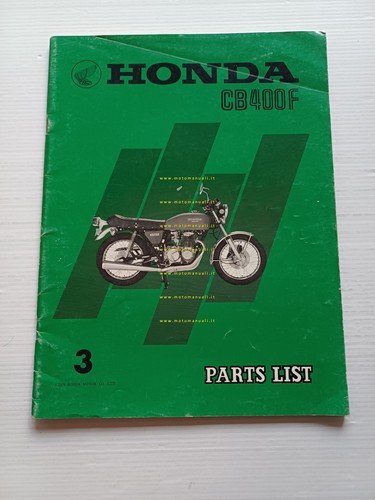 HONDA CB 400 Four 1976 catalogo ricambi oriignale