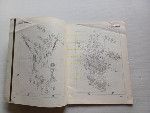 HONDA CB 400 Four 1976 catalogo ricambi oriignale
